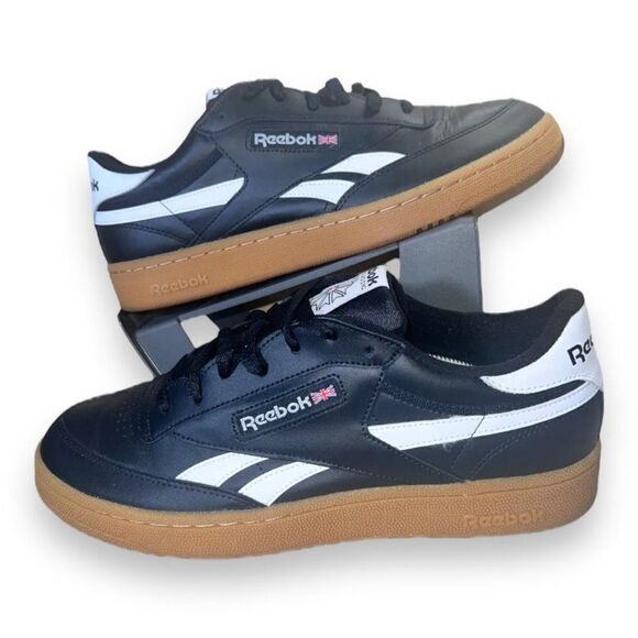 Reebok Club C Revenge Casual Sneakers "Black Gum" EG9244 Men's 12 - Picture 1 of 11